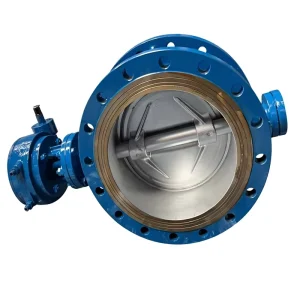 Triple Offset Metal Seated for High Temp Steam Zero Leak Stainless Steel Butterfly Valve
