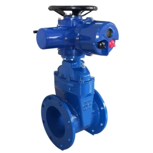 Tuoerpu Multiturn Electric Flanged Stainless Steel Gate Valve with Intelligent Electric Actuator Medium Temperature