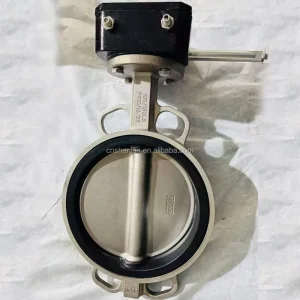 Turbo Wafer Stainless Steel Butterfly Valve