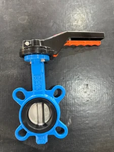 Turbo driven Flanged Butterfly Valve Soft Seal Ductile Iron Manual Operation DN200 Gas Water Oil Acid Media Normal Temperature
