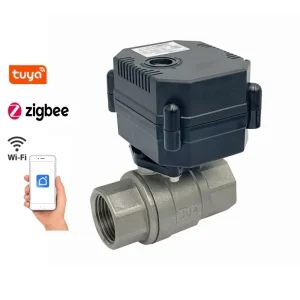 Tuya WiFi Zigbee Smart Water Ball Valve Electric Powered For Intelligent Automatic Watering System with Timer Percent Control