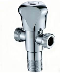 Two-Way Angle Valve for Toilets Sanitary Ware Stainless Steel Flexible Water Outlet Bath Hardware Set One Inlet Two Outlets