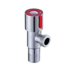 Two Way Control 304 Stainless Steel Angle Valve for Kitchen and Bathroom Manual Regulating Structure Water Usa for Household