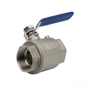 Two piece Internal Thread Ball Valve High temperature and Corrosion resistant Industrial Pipeline High flow Manual Control Valve