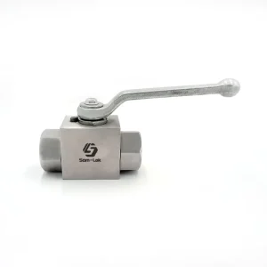 Type SS Instrument Valves BKH 6000 PSI PEEK Ball Seat Stainless Steel 316 316L Instrmentation Hydraulic Ball Valve