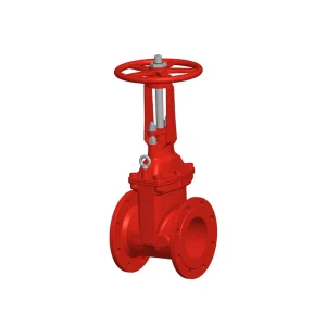 UL/FM Certified OS&Y Gate Valve with Tamper Switch Flanged Fire Protection Gate Valve 300PSI 200mm Dia
