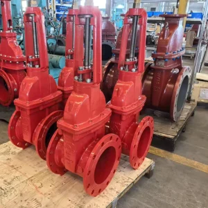UL Listed OS&Y Resilient Seated Gate Valve with Flange Ends