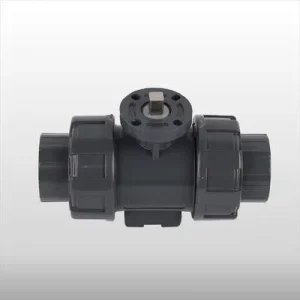 UPVC 2-Way True Union Plastic Valve Corrosion Resistant for Acids Bases Organic Solvents and Seawater