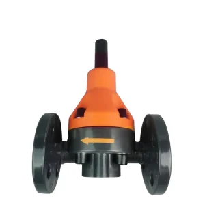 UPVC Acid Alkali Resistant Flange Type Safety Valve Back Pressure Dosing Device Plastic Pressure Relief for Metering Pump