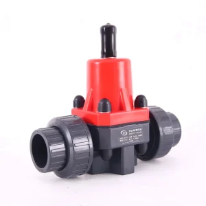 UPVC Back Pressure Valve Plastic Safety Relief Valve Corrosion Resistant Anti-Backflow Protection for Water Treatment