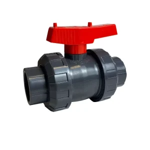 UPVC Ball Valve ANSI Standard Flange Ends 50mm 200mm Water Oil Gas Application Manual OEM