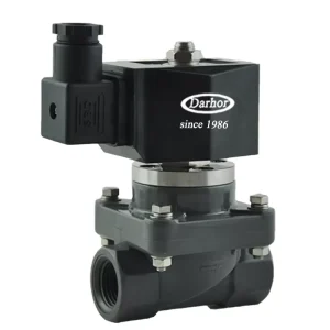 UPVC CPVC PVC Normally Closed Chemical Acid Solenoid Valve Anti-Corrosive Seawater DHF21-UP Piston DN15 DN20 220V 230VAC
