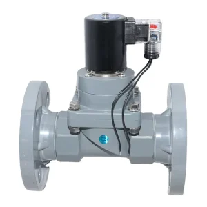UPVC CPVC Plastic Anti-Corrosive Acid NC Solenoid Valve