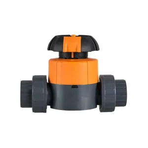 UPVC Dual-Active Diaphragm Manual Valve for Industrial Water Treatment with EPDM/FPM Diaphragm