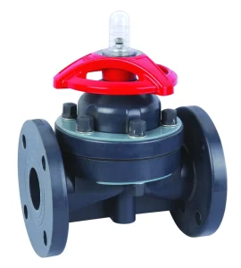 UPVC Flange Plastic Manual Diaphragm Valve Acid and Alkali-Resistant for Water, Chemicals and Wastewater DN15-DN300