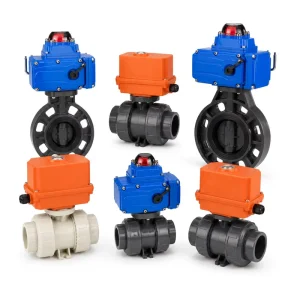 UPVC Motorized Butterfly Valve with Electric Actuator for Industrial Water and Chemical Systems