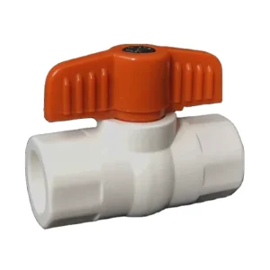 UPVC PP Polypropylene Ball Valve Lightweight 90° Quick On/Off for Chemical Fluid Control