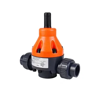 UPVC Plastic Manual Back Pressure Safety Valve Dosing Device One Way Diaphragm Acid Alkali Corrosion Resistant Water Pressure