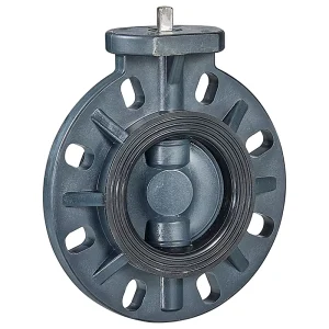 UPVC Wafer Type Corrosion Resistant Chemical Resistant Leak Proof Industrial Flow Control Water 4 Inch Butterfly Valve