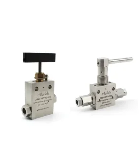 Ultrahigh Pressure 20,000 PSI Autoclave Type Stainless Steel 1/4 Inch 9/16 Inch OD Angle Needle Valve