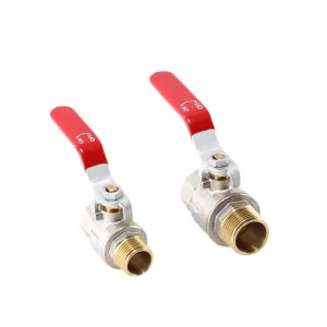 Universal Ball Valve Brass Ball Valve with Lever Handle and 1 Inch Female Thread on Both Sides Full Flow Shut off Valve