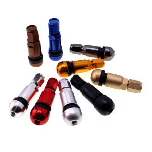 Universal Car Tire Valve Stem Air Caps Aluminium Alloy Explosion-proof Tubeless Race Valves Auto Modified Accessories