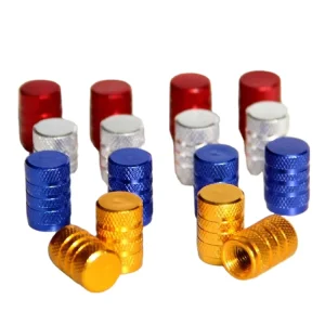 Universal Corrosion Resistant Hex Aluminum Colour Tyre Valve Caps Other Bicycle Parts