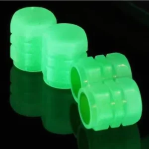 Universal Illuminated Valves Glow the Dark Valve Stem Covers Fluorescent Car Tire Valve Nut