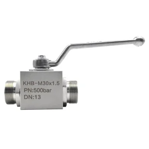 Universal Male Thread Connection Ball Valve 304 Stainless Steel Carbon Steel High Pressure Specification