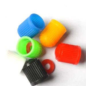 Universal Plastic Car Tire Valve Stem Caps with O Ring Rubber Seal Dustproof Leak Proof Airtight Covers for Car Truck SUV