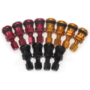 Universal Racing Forged Aluminum Valve Stem Caps Wheels Rims 1 Pack = 4 Pcs