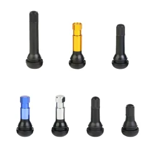 Universal TR412 413 414 415 418 Natural Rubber Aluminum Brass Snap-In Tubeless Tire Valves Durable Wheel Parts