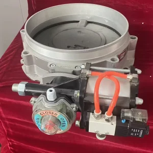 V1FSV2FS Pneumatic Manual Aluminum Butterfly Valve Powder Valve For Cement Silo Durable Engineering Machinery Parts