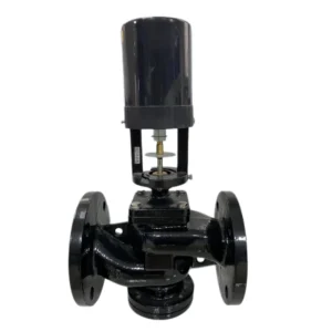 VA7100 Electric 2 Way Flanged Cast Iron Valve Set Proportional Integral Control ON OFF Type