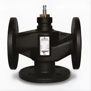 VXF53.50 Electric 3-Way Flanged Globe Valve, PN25, DN50, Kvs 40, Equal Percentage Control, Medium Temp -20~220°C