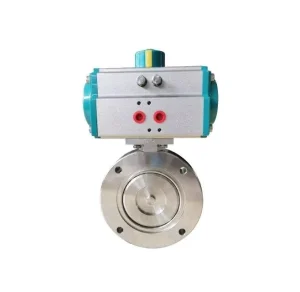Vacuum Exhaust Pneumatic Butterfly Valve for Oil Water Gas High Negative Pressure Resistant Valve for Negative Pressure Conduit