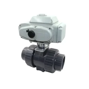 Valve Brass SS304 PVC 2 Way Electric Motor Control Motorized Ball Valve for Water PVC Electric Ball Valve
