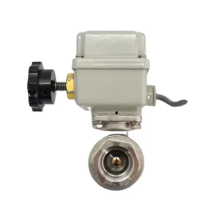 Valve C600 Open Closed Type SS 2/2 Two Way Mini 220v 24v Ac Dc Electric Motorized Ball Valve
