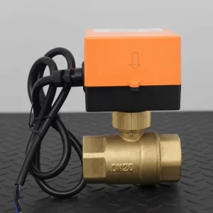 Valve Open Closed on Off C500 Brass 2/2 Two Way 110v 220v 24v Ac Dc Micro Motorized Electric Ball Valve for air Water