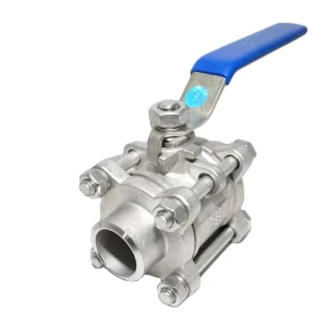 Valve Q13 Series Three piece Carbon Steel Stainless Steel High Pressure Ball Valve