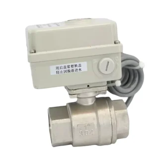 Valves C6004 Series Regulating Type SS 2/2 Way Mini Electric Ball Valve