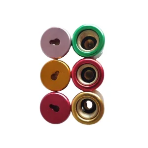 Various Colors 1/4″ 5/16″ Locking Cap Safety Caps for Refrigerant C&D Valve HVAC Temper Safe Guard AC System