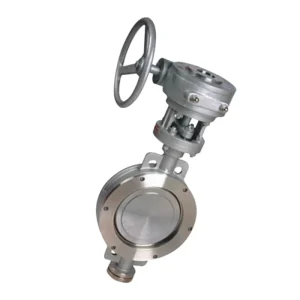 WCB Bi directional Metal Seated Triple Eccentric Butterfly Valve