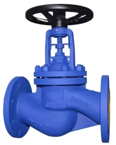 WCB Carbon Steel Manual Globe Valve Bellow Seal PN16 25 Flange Type Globe Valve For Oil High Temperature Steam