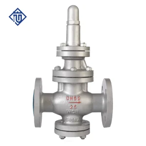 WCB Carbon Steel Pilot Piston Flanged Steam Pressure Reducing Valve