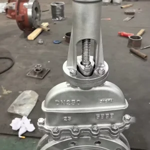 WCB Cast Steel Knife Gate Valve High Strength Slurry Valve Mining Pulp Pipeline
