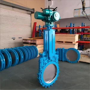WCB Cast Steel National Standard Knife Type Gate Valve High Temperature and Wear resistant Industrial Pipeline Gate Valve