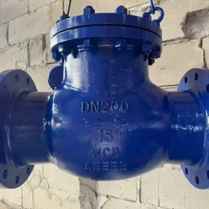 WCB Swing Check Valve Flange Non Return Valve High Temperature Steam Pipeline Fitting