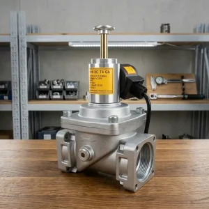 WFSQ20 DN20 Brass Solenoid Shut Off Valve Threaded Connection Gas Safety Control OEM AC 220V