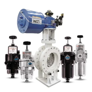 WUZHONG Quadruple Offset Butterfly Valve Rotork Filter Regulator Automation Power Plant Water System